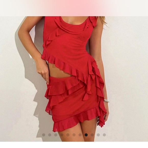 Tiger Mist Dresses & Skirts - Red TigerMist Set